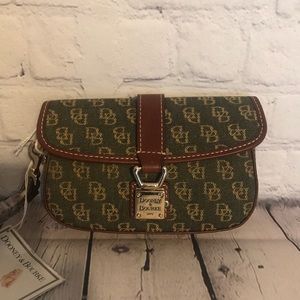 Dooney & Burke signature wristlet
